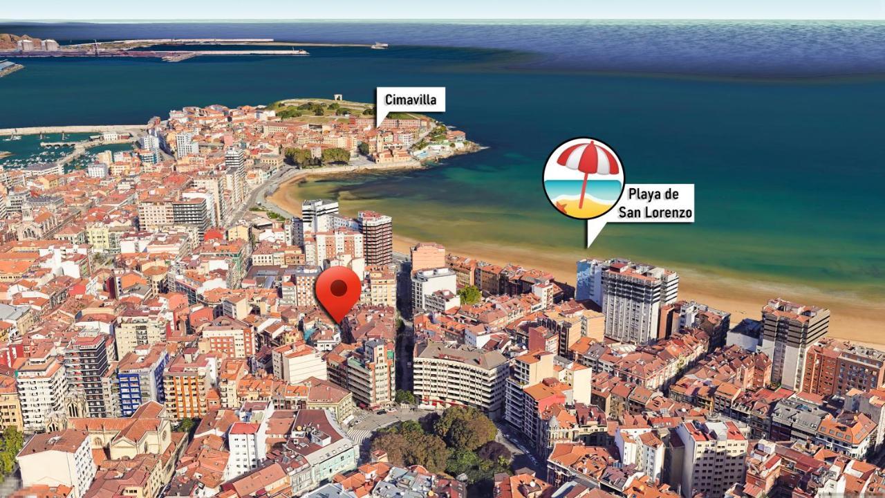 Apartamentos La Gringa Centro Gijon II Obra Nueva Con Posibilidad De Parking Exteriör bild